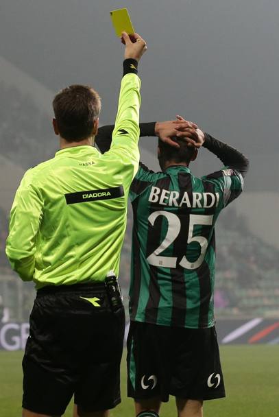 Fa l’attaccante, ma  un habitu del cartellino anche Domenico Berardi del Sassuolo: sono 9 le ammonizioni, pi un’espulsione in Inter-Sassuolo per gomitata a Juan Jesus. Ansa